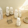 Disposable Paper Cup Holder, 7oz-9oz Cup Dispenser Metal Coffee Cup
