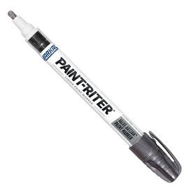 Markal Paint-Riter Valve Action Paint Marker - Silver (Aluminum) - Box 12
