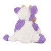 unsnurnoch Cute Purple & White Cow Plush Toy, 7.8-Inch Soft