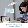 OttLite LED Desk Lamp with Tablet & Smart Phone Stand-