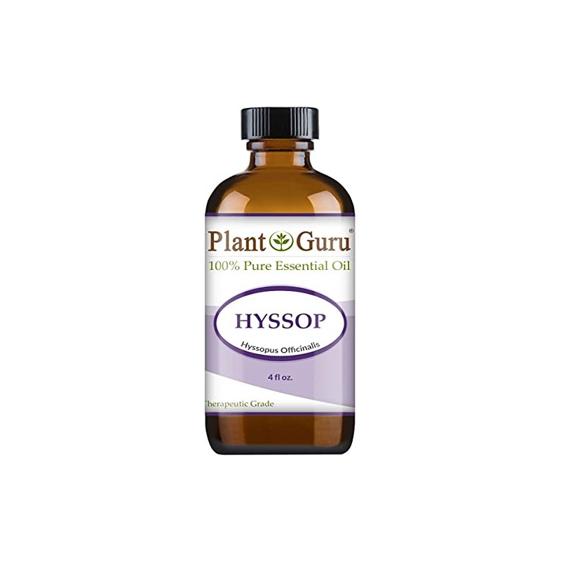 Hyssop Essential Oil 4 oz 100% Pure Undiluted Therapeutic Grade.