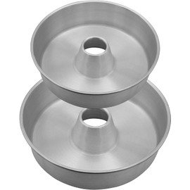 MGE Frankfurter Round Baking Mould with Non-Stick Coating Aluminium Set of 2 Diameter 24 and 28 cm