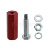 M MATI 1/4" Quick Release Flag Pole Holder Mount Red