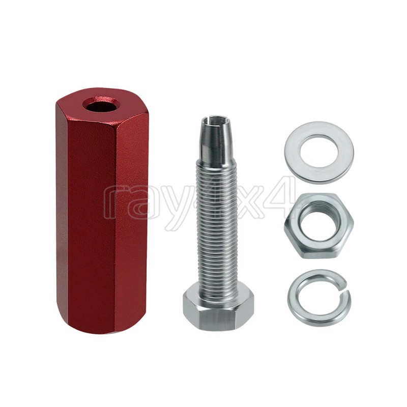 M MATI 1/4" Quick Release Flag Pole Holder Mount Red