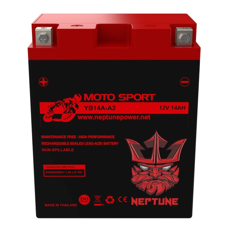 Neptune Power YB14A-A2 High Performance - Maintenance Free - AGM