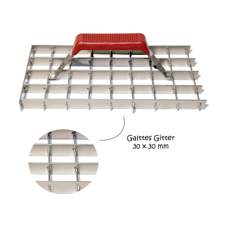 Grid Rabot, Sanding Rasp, Sanding Planer, Plaster (Smooth, Grid Width