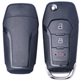 mecautocarkeys 2 For Ford F-150 F-250 F-350 Escape Maverick Rangerr Remote Flip Key Fob Shell