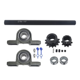 Jackshaft Go Kart Minibike Complete Jackshaft Kit 3/4" X 10" #35 Chain