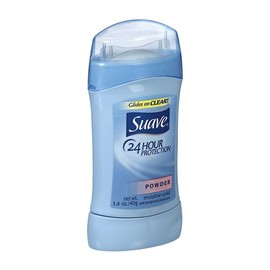 24 Hour Protection Powder Invisible Solid Anti-perspirant Deodorant Stick By Suave, 1.4 Ounce