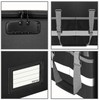 ENGPOW File Box with Lock,Fireproof Document Box with Zipper＆Pockets,Collapsible File