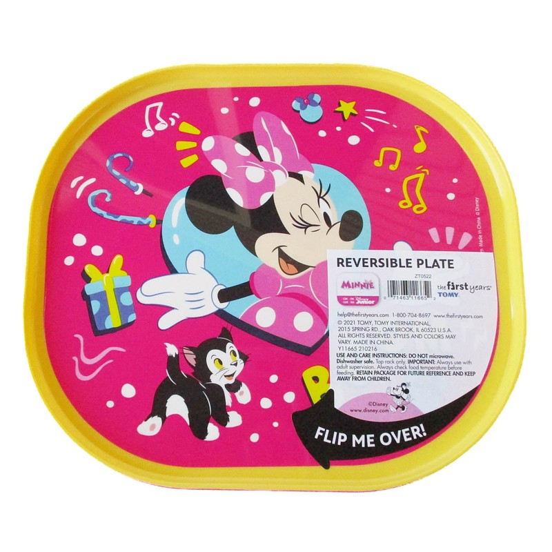 Show-Offs Reversible Character BPA Free Plate - 8 x 7