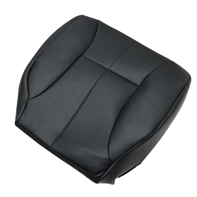 FZJDSD 2PCS Black Driver & Passenger Side Bottom Replacement Leather