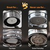 3 Pack 53.3mm Stainless Steel Espresso Puck Screen Reusable 0.8mm