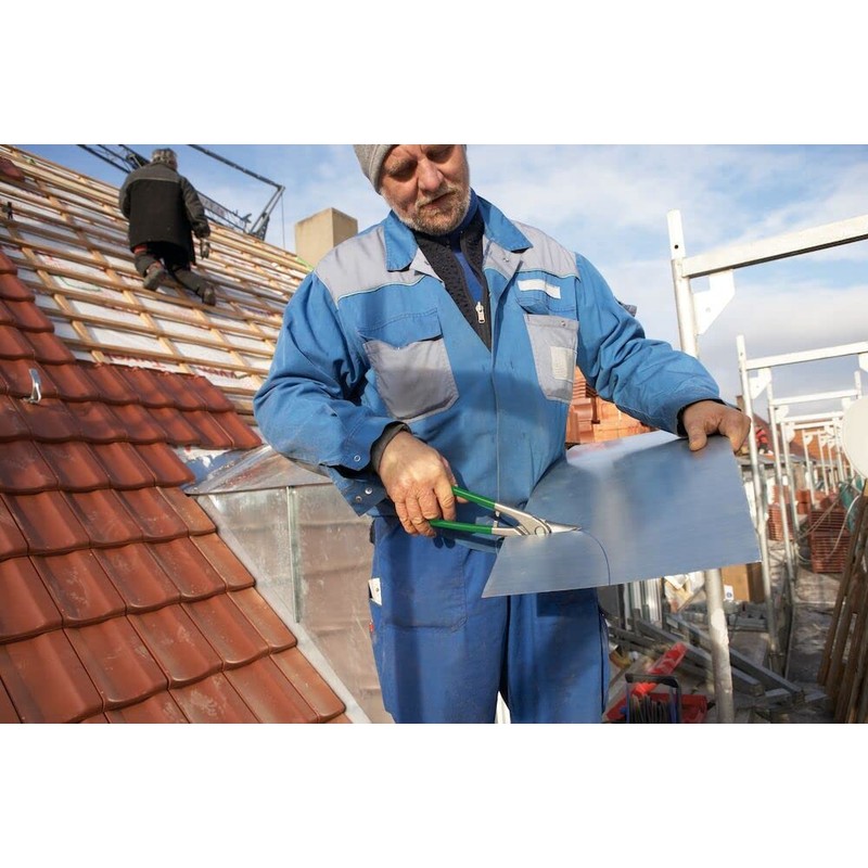 Bessey D116-260 Right Hand Shape and Straight Cutting Snips, Blue/Grey