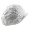 RW 100% Cotton Slouchy Beanie Visor (White)