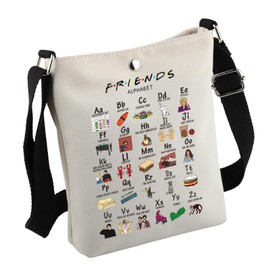 Friend Merchandise Friend Tv Show Inspired Gift Friend Canvas Tote Bag Friend Fans Gift (FriendCrossbody)