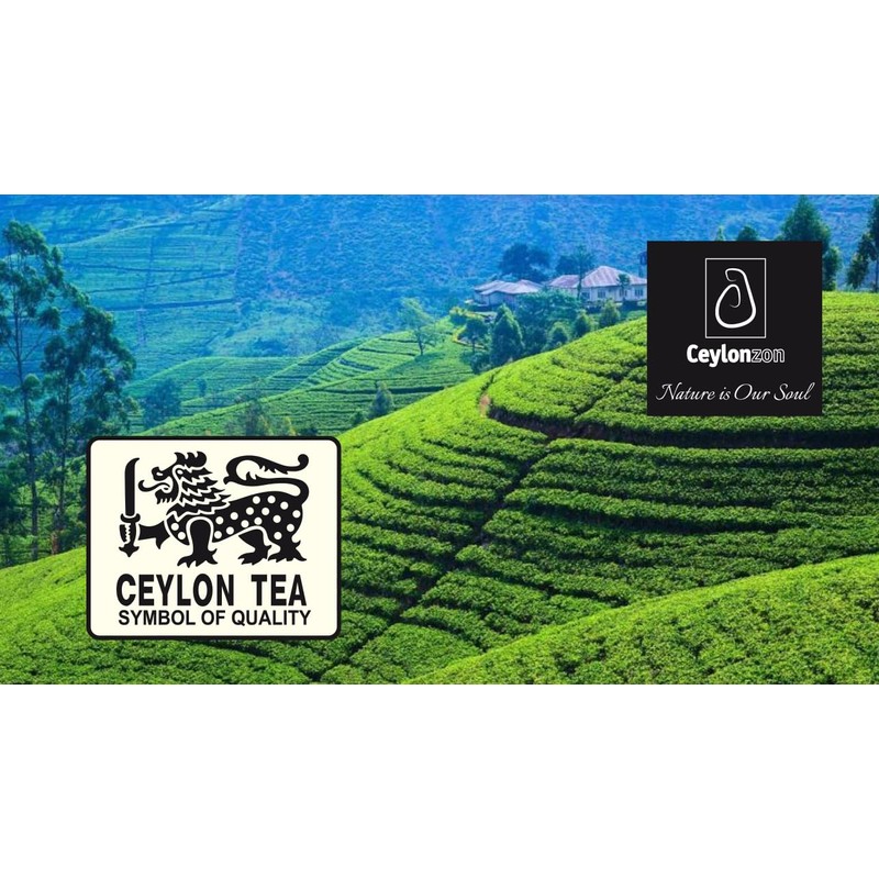 Ceylonzon Ceylon Breakfast Tea Classic Taste 25 Individually Foil-Wrapped Tea