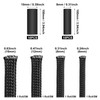 4roll 5m/roll Black PET Expandable Braided Cable Wire Sleeving Cable