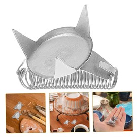 Stainless Steel Pottery Glazing Tongs - Precision Dipping Tool for Clay Sculpture and Ceramics - Essential Glaze Application Tool for Pottery Projects