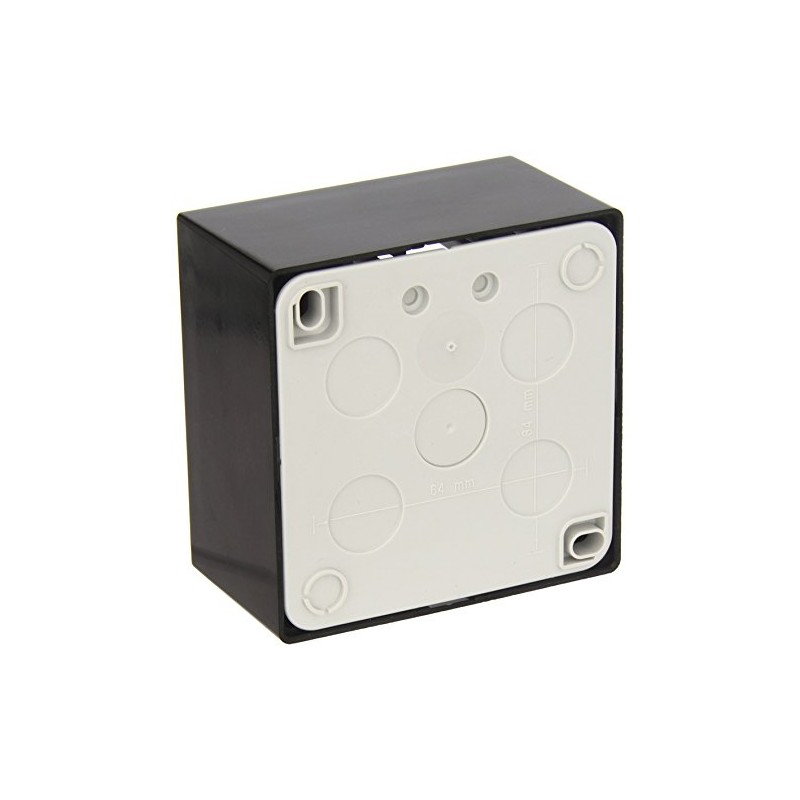 Jung LS58 1ASW Surface-Mounted Socket Cover with Frame for 1