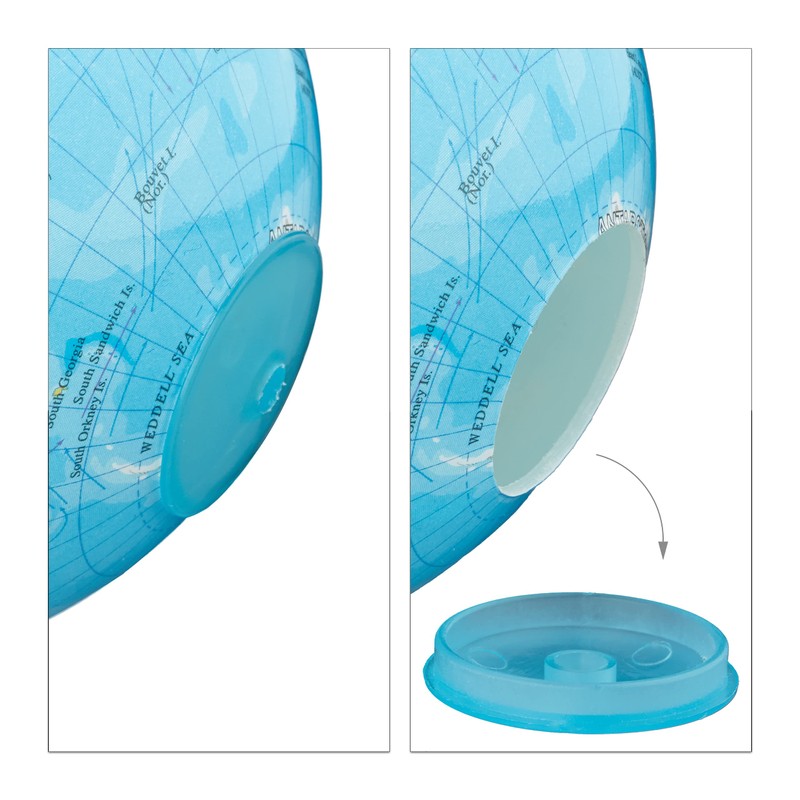 Relaxdays Globe Money Box H16.5 x W14 x D14 cm