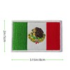 Mexico Flag Patch Hook and Loop Escudo Águila Mexican Embroidered