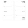 2027 Week on Two Pages Diary Refill Compatible with Filofax
