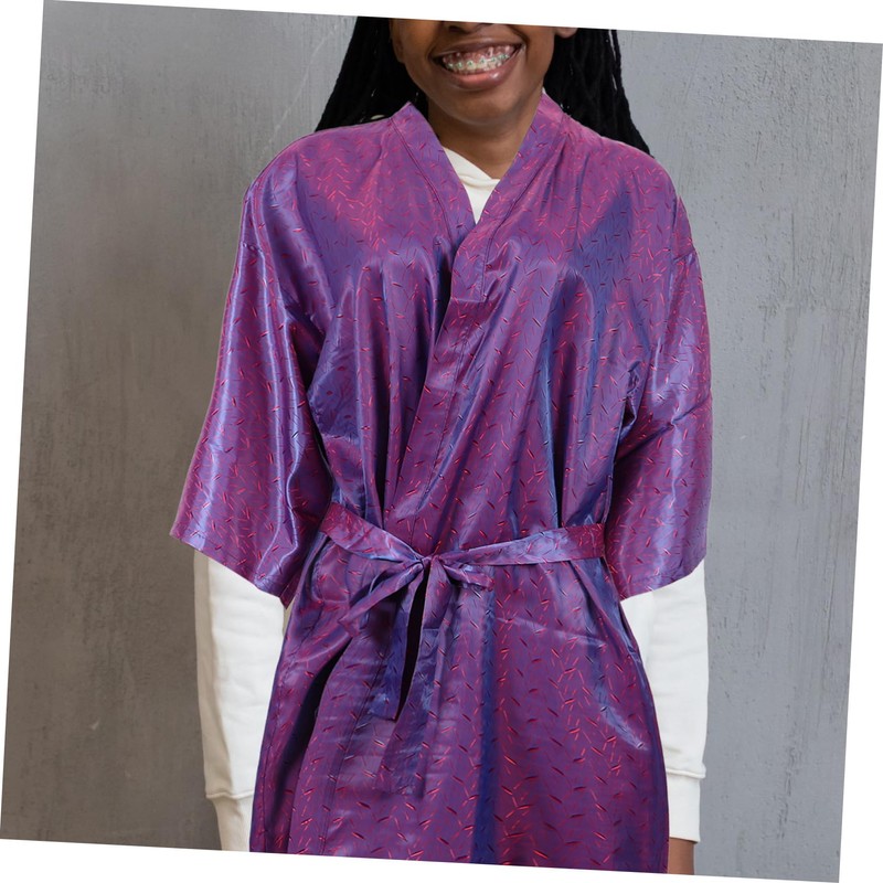 BIUDECO Hair Dyeing Cape Joke Motif Hair Salon Gown Lightweight