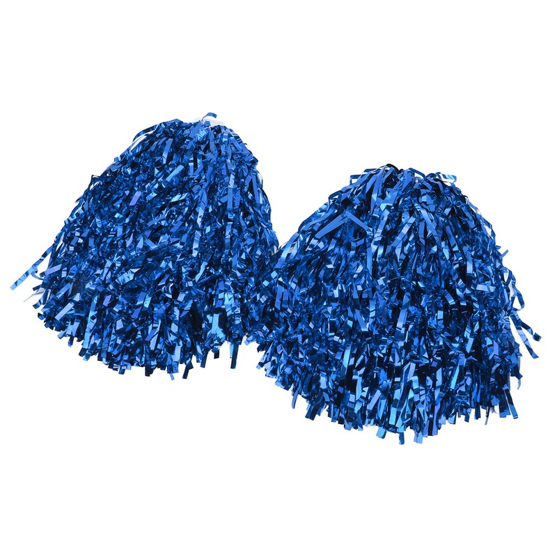2PCS Cheerleading Pom Poms with Hard Handle Handheld Party Shakers