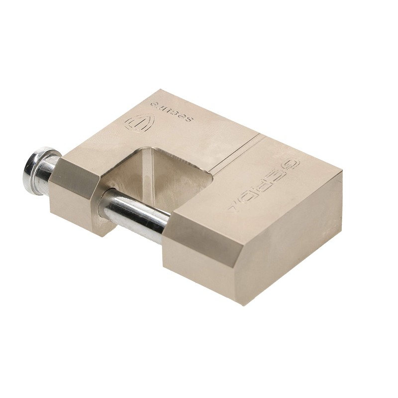 KOTARBAU® Reinforced Brass Padlock 60mm Monoblock Padlock with Bolt Burglary