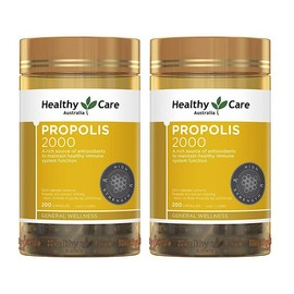 헬씨케어 프로폴리스 Propolis 2000mg 200캡슐 2개 Healthy Care Propolis 2000mg 200 Capsules 2 Packs