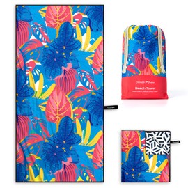 OCOOPA Beach Towel Microfiber, 160 * 80cm Large Travel Towel- Quick Dry, Sand Free, Compact, Lightweight-Beach Accessories