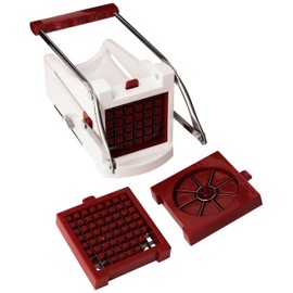 Norpro French Fry Cutter-Fruit Wedger, One Size, Silver