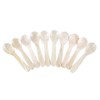 DUEBEL Set of 10 White Mother of Pearl MOP Caviar