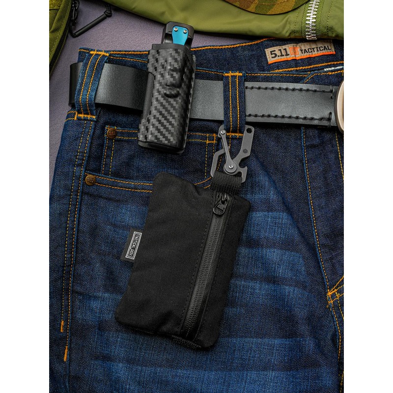 TACTICAL GEEK Storage A5 EDC Storage Bag Set, Multipurpose Hooks