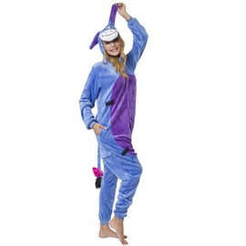 Katara 1744 Donkey I-A Costume Suit Onesie / Jumpsuit Onesie Bodysuit for Adults, Women, Men, Pyjamas, Unisex – Many Different Animals