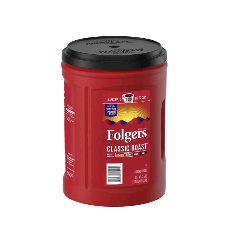 Folgers Classic Roast Ground Coffee (43.5 oz.)