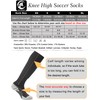 APTESOL Youth Soccer Socks Knee High Team Sport Cushion Sock