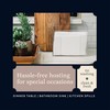 400-Pack BloominGoods Disposable Bathroom Napkins | Linen-Feel Guest Towels |