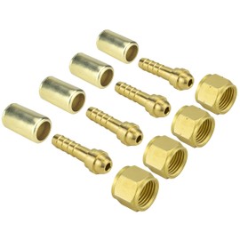 SÜA® - Repair Kit for Twin Oxy/Fuel 1/4" I.D. Welding Hoses with Size "B" 9/16"-18 Connectors - Oxygen and Acetylene/Propane