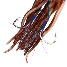 CHICIRIS 250 g Simulation Squid Jigs Fishing, Octopus Bait, Lifelike Octopus Jig with 10 Ink Tablets, Artificial Bait for Saltwater Sea Fishing, Bait & Attractants