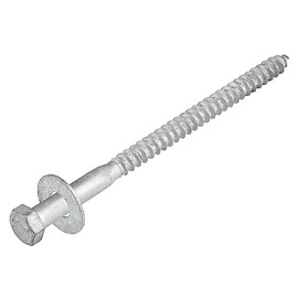 3/8 x 6 (50 pack) Lag Screw Kit, 50 screws and 50 washers, Hot Dip Galvanized, Meets ASME B18.2.1 Industrial/Commercial Grade by Makers Bolt