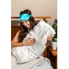 BLISSBURY Mulberry Silk Pillowcase for a Stomach Sleeping Pillow (Ivory)