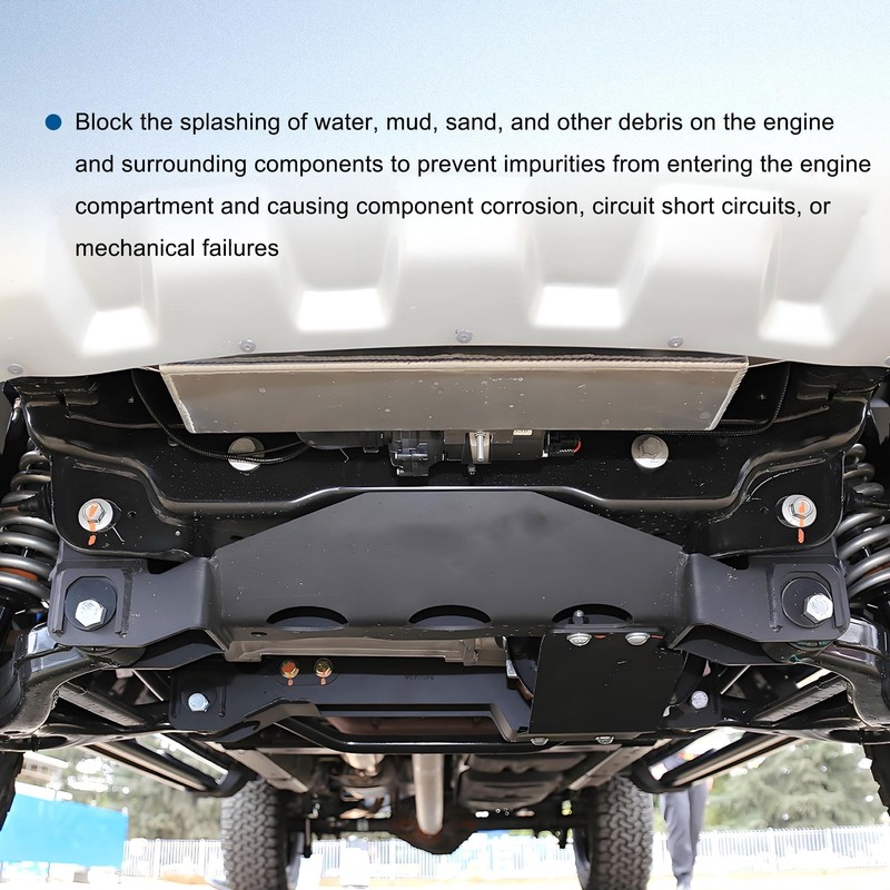 Panwarmoll FL3Z-5D032-D Engine Splash Guard Shield Grill Compatible with Ford