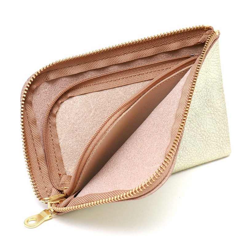 Agility affa Smart Wallet, L-shaped Zipper, Cowhide Leather, Smartphone Can