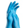 TouchGuard Disposable Gloves, Nitrile Powder-Free, Blue, small