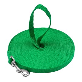 Dog/Puppy Obedience Recall Training Agility Lead Leash - Perfect for Pet Behavior Training, Multiple Sizes - 4.5 m, 6 m, 9 m, 15 m, 23 m, 30 m, 46 m, 61 m (Green, 4.5m (15Ft))