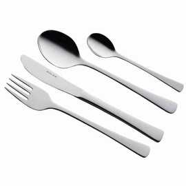 Solex Karina Kids Children's Cutlery Set 4-Piece Stainless Steel Silver 14 x 2 x 1 cm