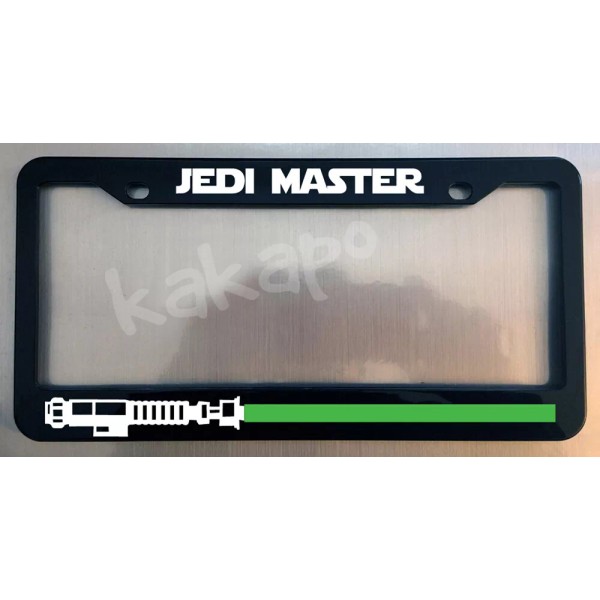 Unbranded JEDI MASTER Green Lightsaber Luke Yoda Glossy Black License