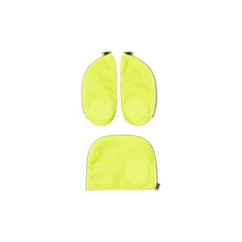 ergobag Fluo Zip Set Visibility Set Pack Cubo and Cubo Light Purchased After July 2019 Set 3-Piece, yellow, Rucksack